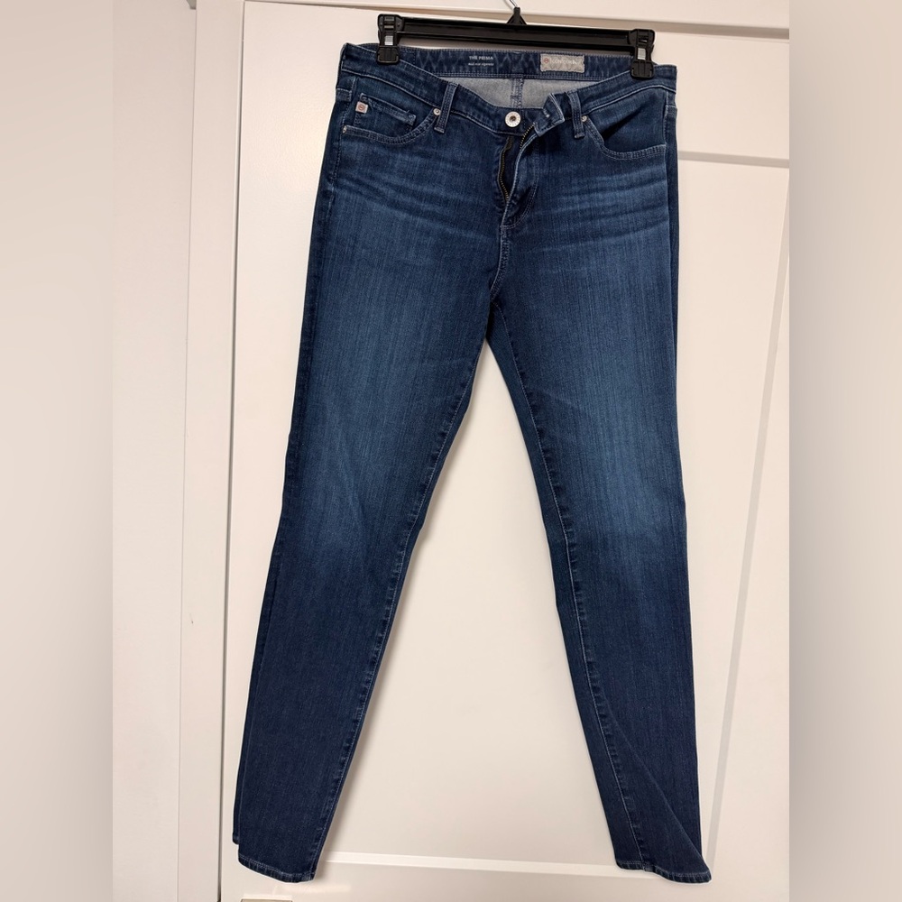 AG Adriano Goldschmied The Prima Mid Rise Cigarette Jeans 28R